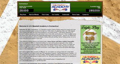 Desktop Screenshot of connecticutbaseballcamps.com